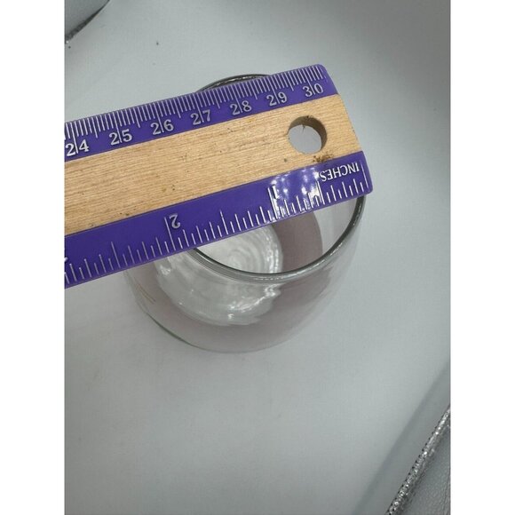 Vintage Bartlett Collins Frosted Sugared Glass White Flowers Gay Fad Vase - Picture 9 of 10